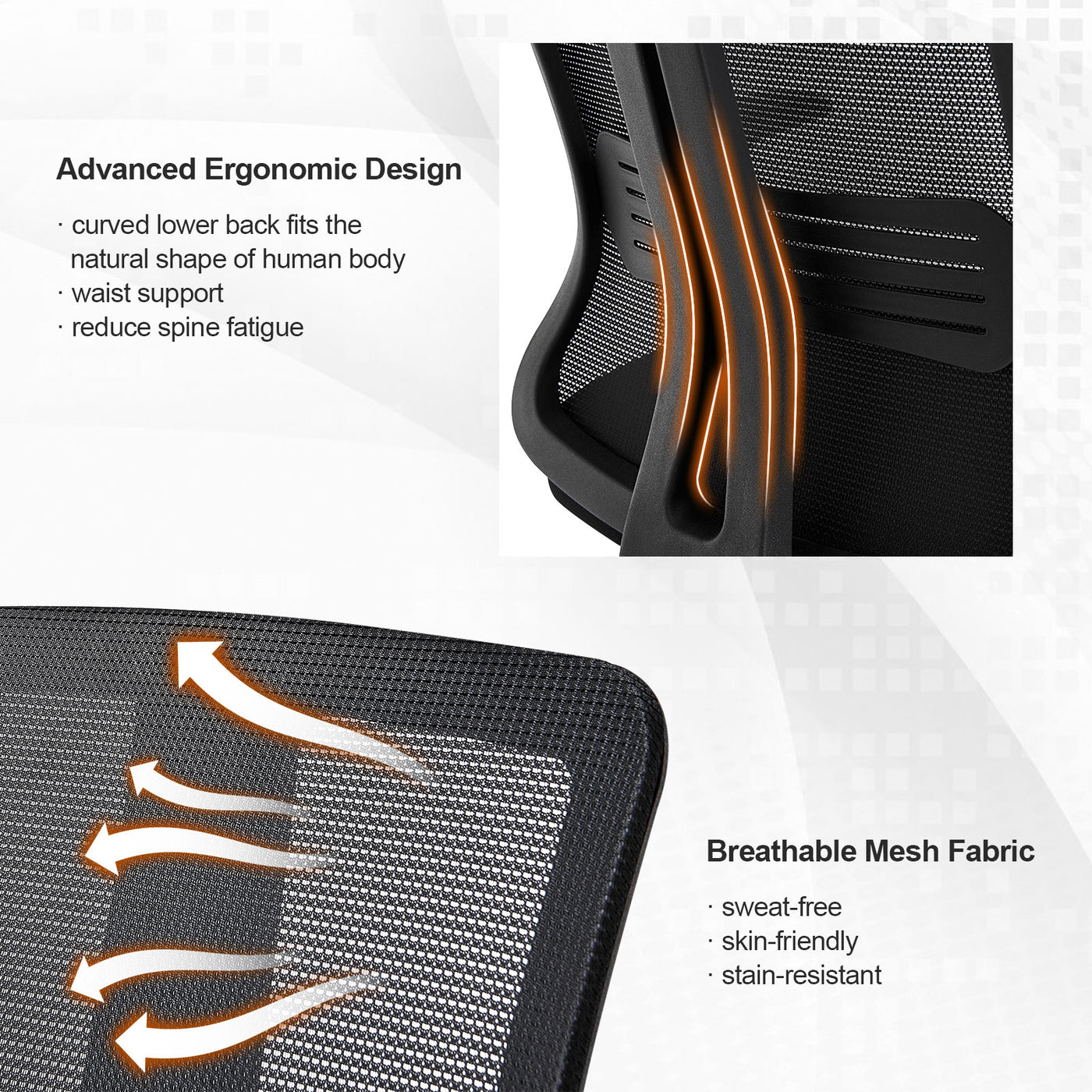 Ergonomic Mesh Task Chair VOFFOV