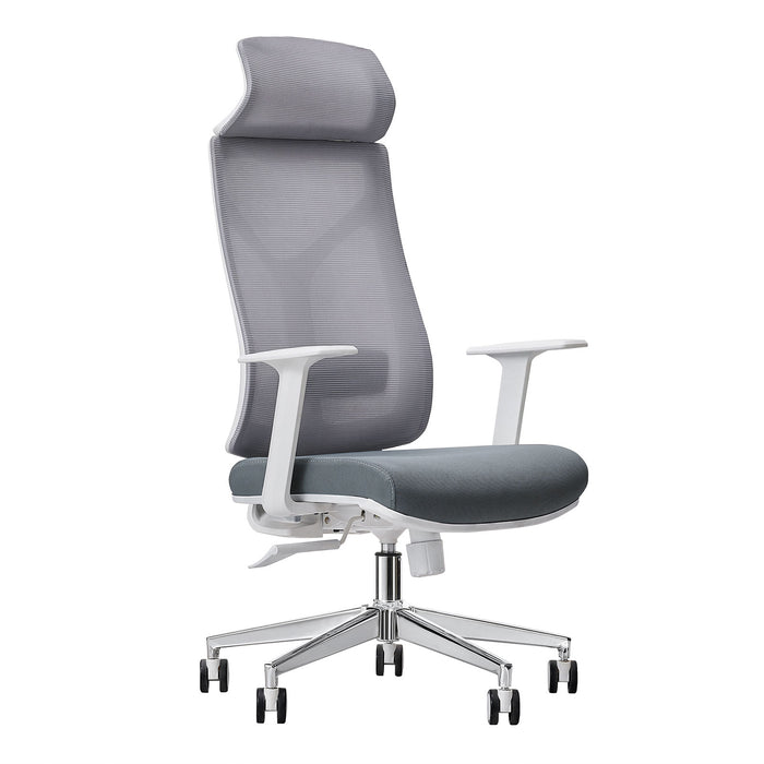 VOFFOV®Ergonomic Office Chair Adjustable Headrest Chair Backrest and Armrest