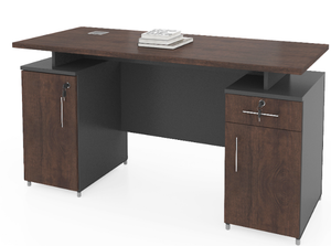 VOFFOV® Front Desk Office Table w/ Storage
