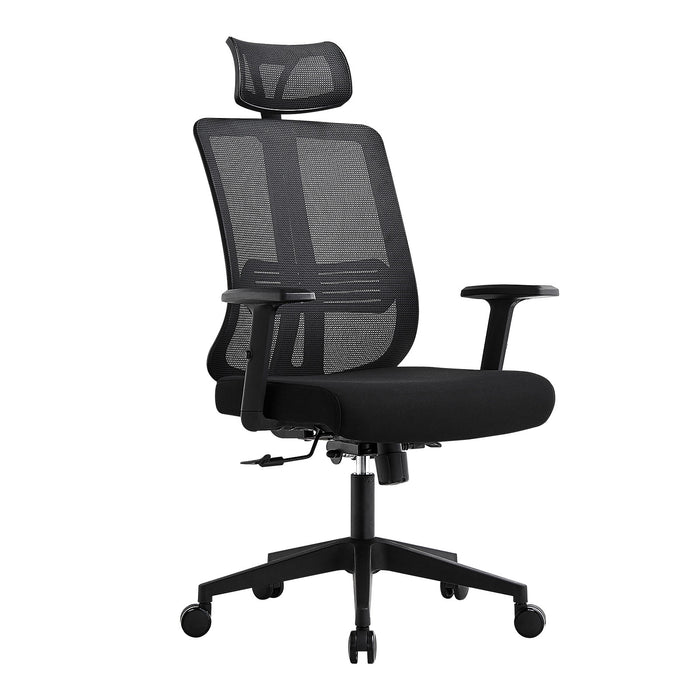 Ergonomic task outlet chair