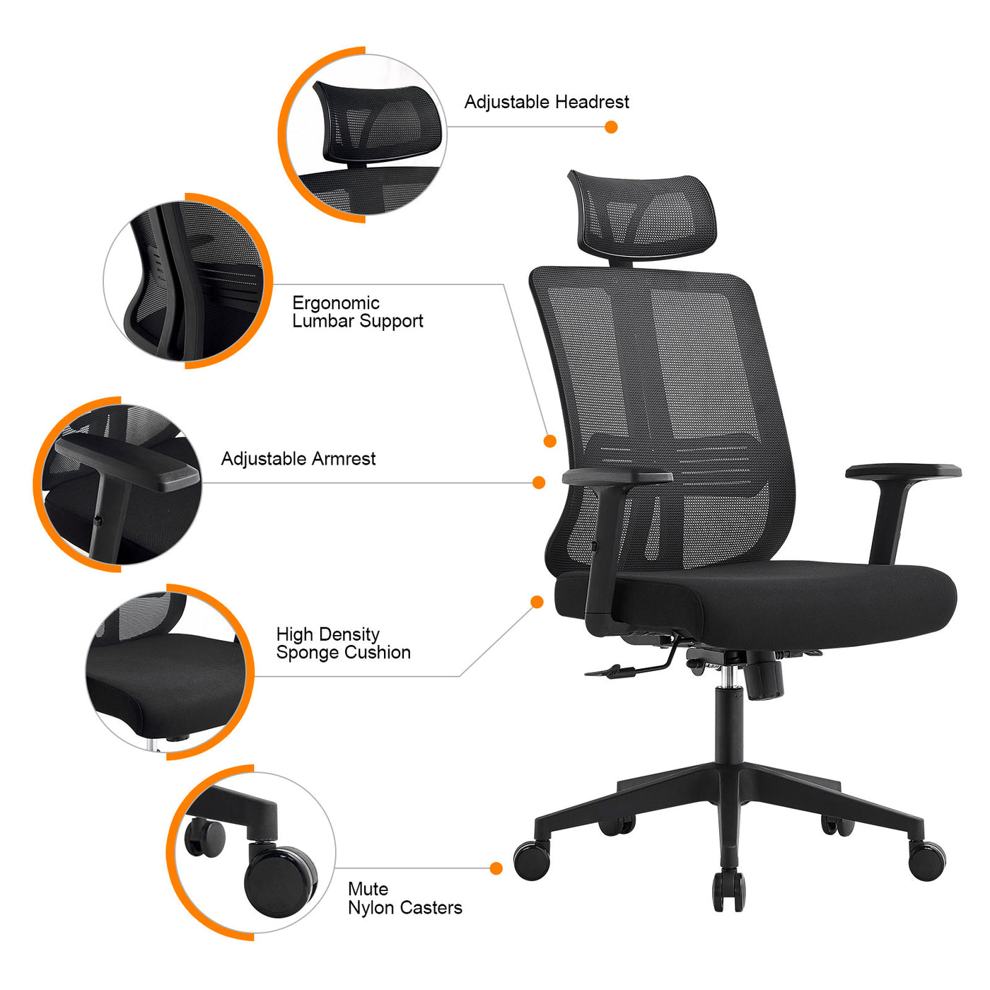 Crestover mesh outlet task chair