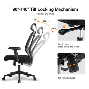 High Back Mesh Task Chair