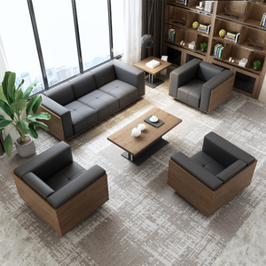 One Seat Wide Square Arm Sofa MG-366-1S Black