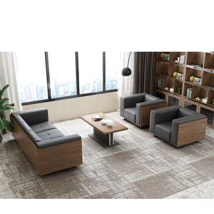 One Seat Wide Square Arm Sofa MG-366-1S Black